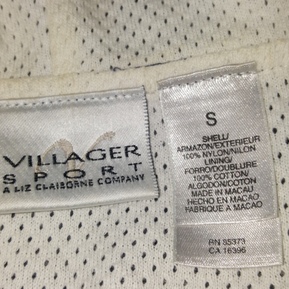 Liz Claiborne Villager sporty hooded navy jacket - Picture 3 of 3